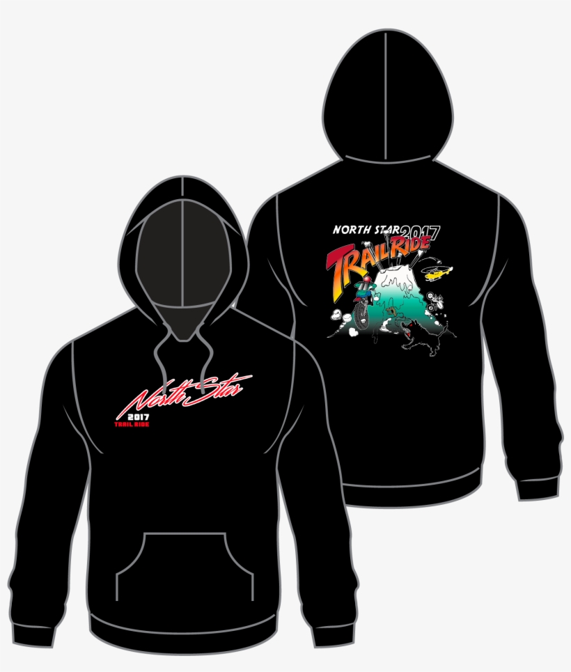 2017 North Star Trail Ride Hoodie Classic - Hoodie, transparent png