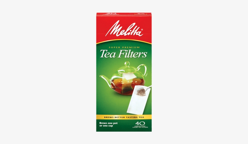 Tea Filter Paper - Melitta Tea Filters 40-count (pack Of 6), transparent png