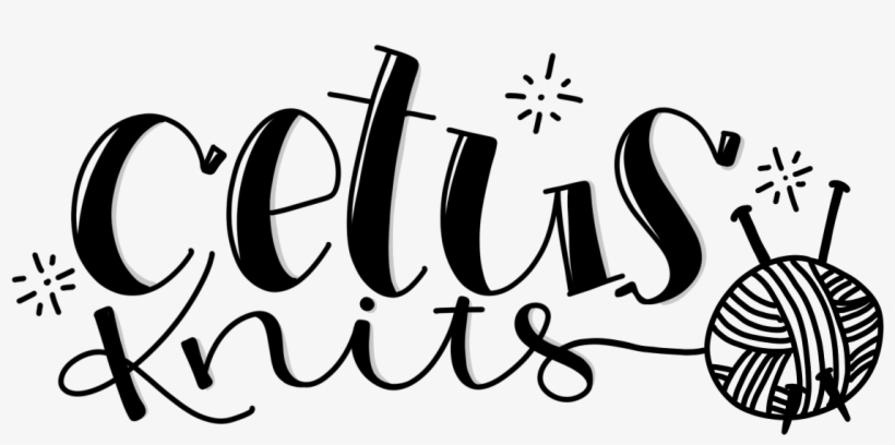 Cetus Knits - Calligraphy, transparent png