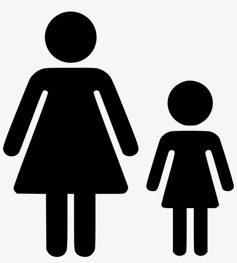 Png File Svg - Mother And Daughter Icon Transparent, transparent png