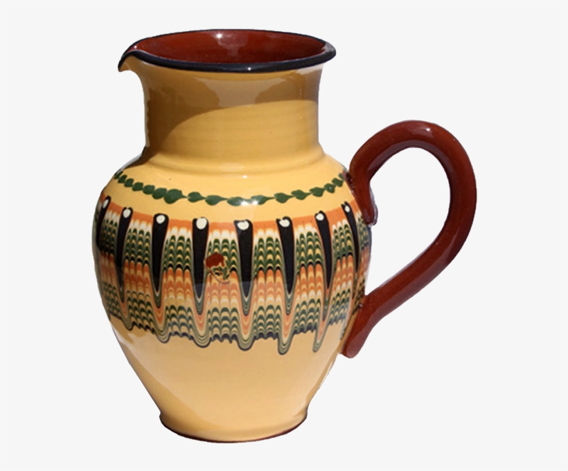 Yellow Pottery Pitcher - Pottery Pitchers, transparent png