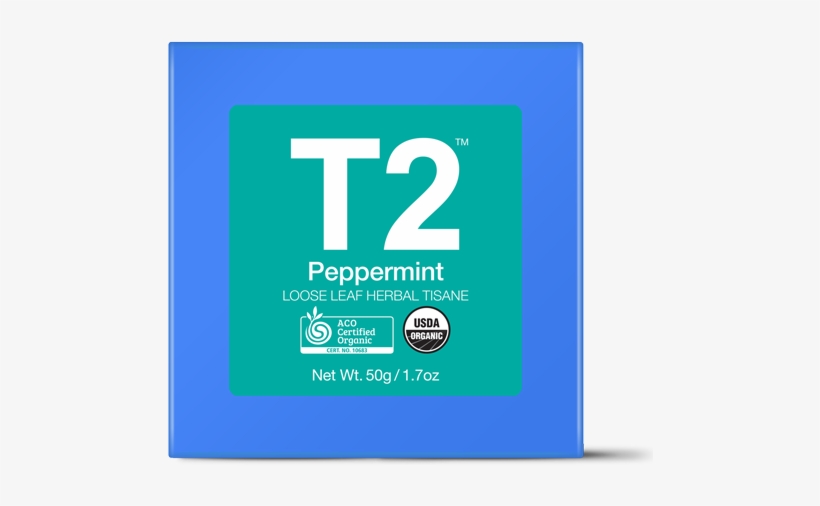 Organic Peppermint Loose Leaf Gift Cube - T2 Tea Melbourne Breakfast Tea Loose Leaf Gift Cube, transparent png