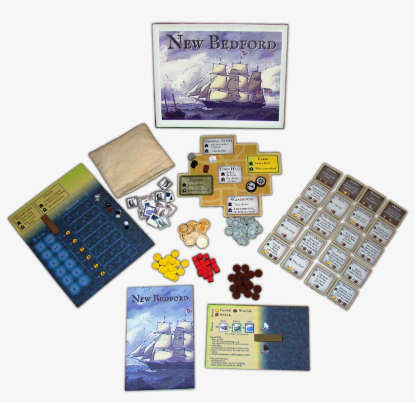 Newbedfordcomponents - New Bedford Board Game Cards, transparent png
