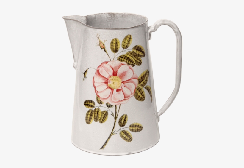 Painted Rose Pitcher - Jpeg, transparent png