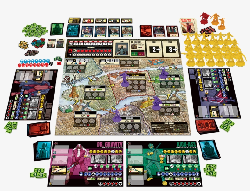 The Boardgame Game Pieces - Kick-ass, transparent png