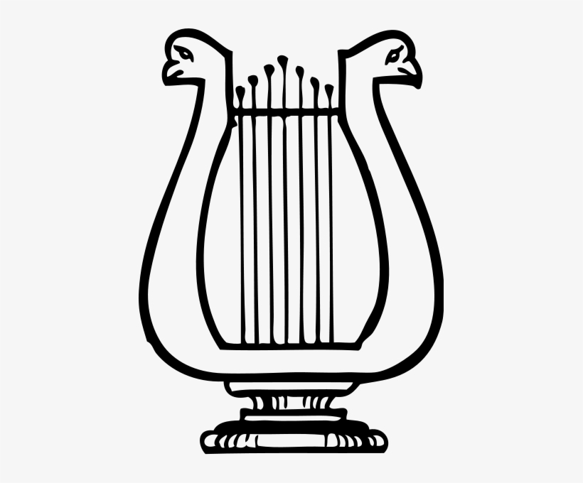 Lyre Clipart Png - Lyre Instrument, transparent png