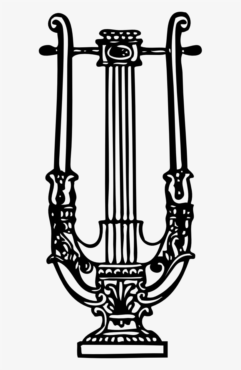 How To Set Use Decorative Lyre Clipart - Lyre Clip Art, transparent png