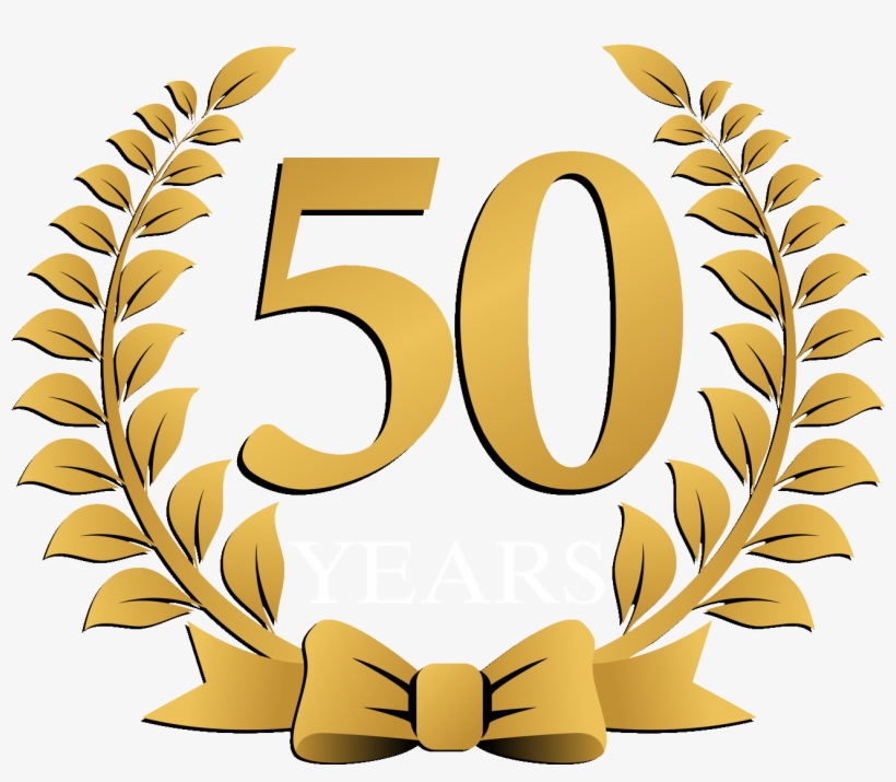 Our Menu - 50 Years Logo, transparent png