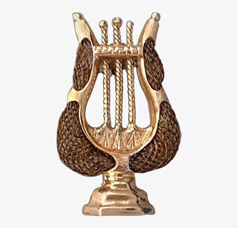 A Rare 10k Rose Gold Antique Victorian Mourning Brooch - Trophy, transparent png