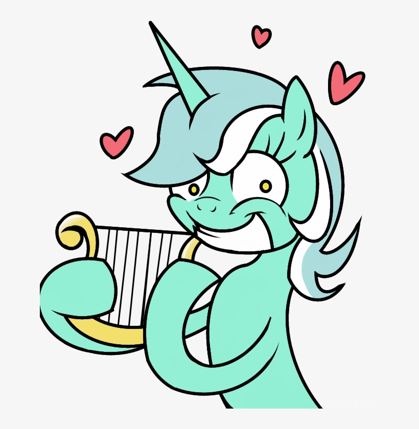 Pandan009, Grin, Heart, Looking At You, Lyra Heartstrings, - Heart, transparent png