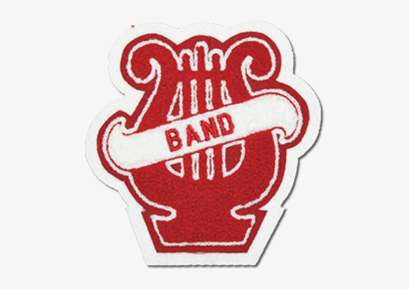 Band Lyre W/ Sash Sleeve Patch - Musical Ensemble, transparent png