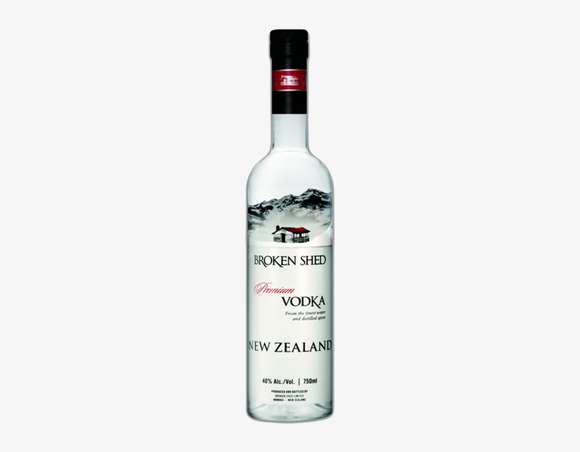 Broken Shed Premium Vodka, transparent png