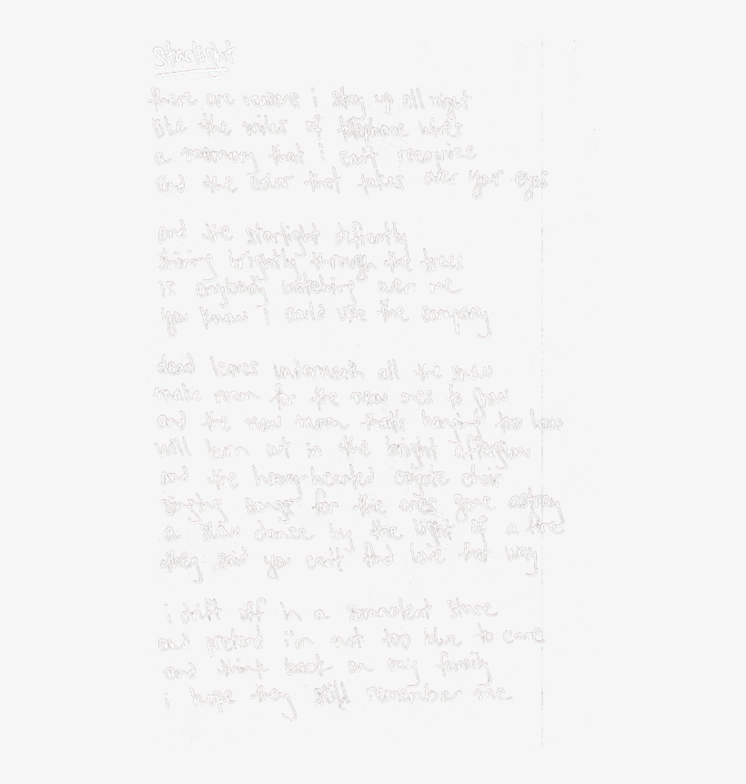 Starlight - Handwriting, transparent png