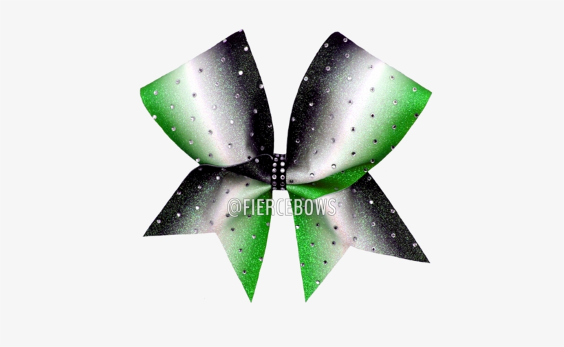 Ombre And Rhinestone Glitter Bow - Ombré, transparent png