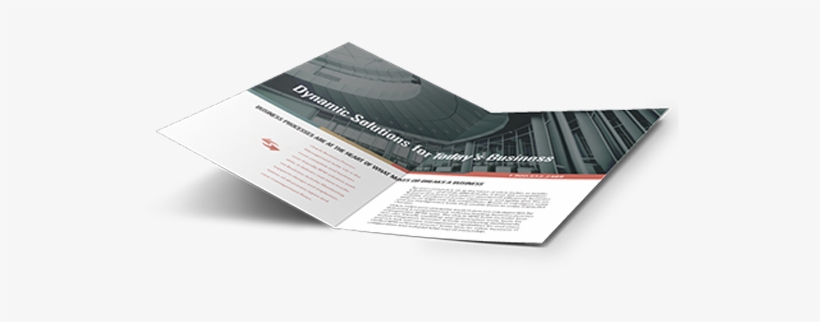 Half Fold Brochures - Single Fold Brochure Png, transparent png