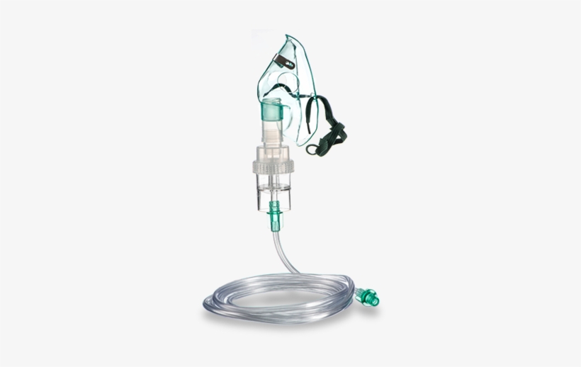 Nebulizer Mask Kit Adult, transparent png