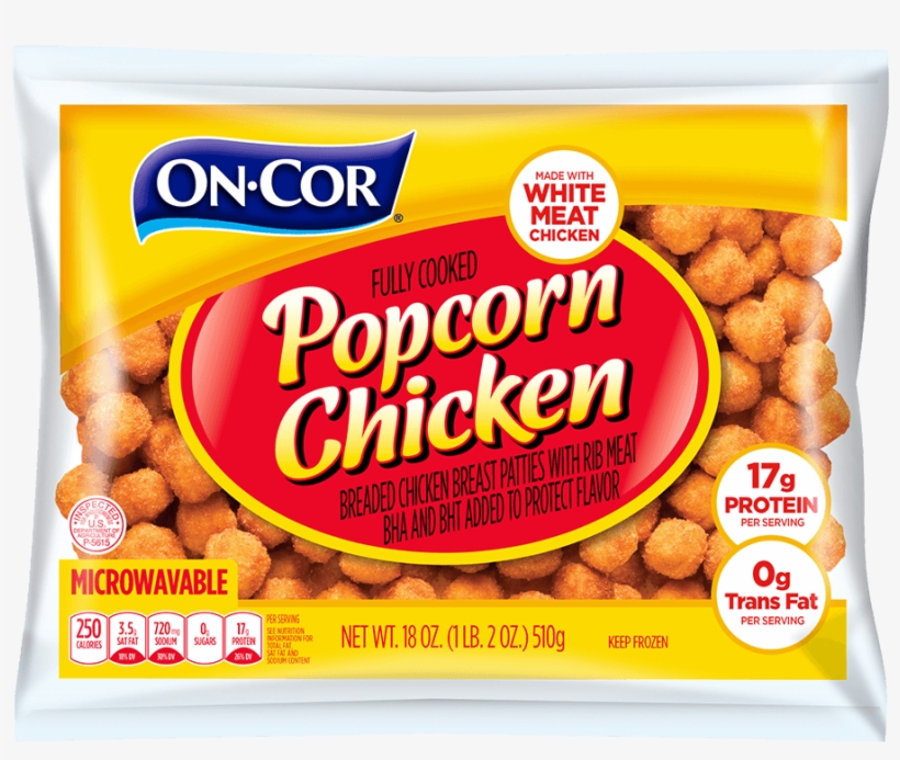 Popcorn Chicken - Oncor Selects Breaded Chicken Parmagiana Patties With, transparent png