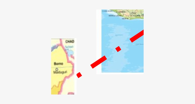 Map Of Africa Continent Showing Nigeria - Nigeria, transparent png
