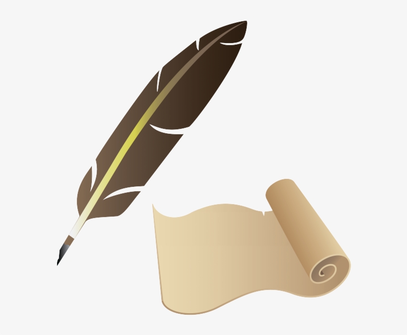 Свиток, Старая Бумага, Перьевая Ручка - Quill Pen, transparent png