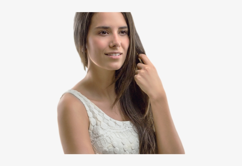 Beautiful Girl Transparent Png - Woman Touching Hair Png, transparent png
