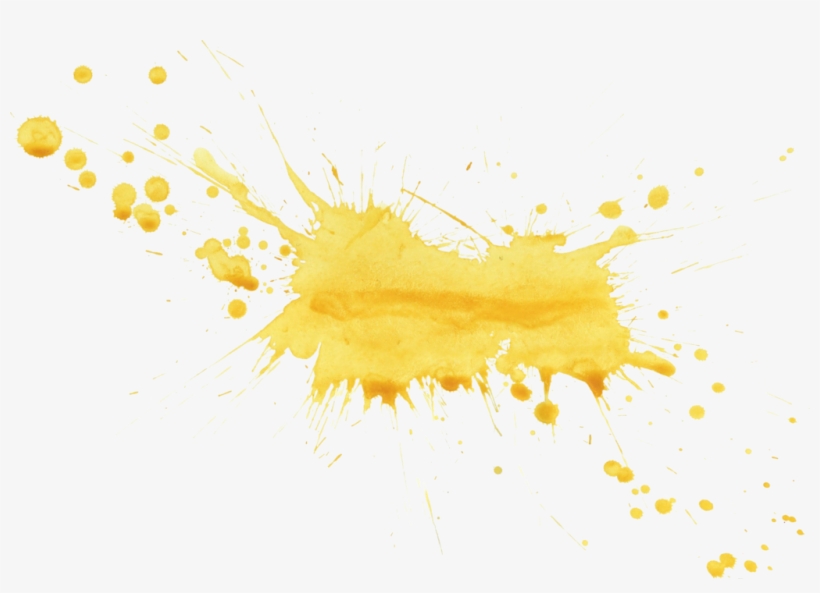 Gold Paint Splatter Png, transparent png