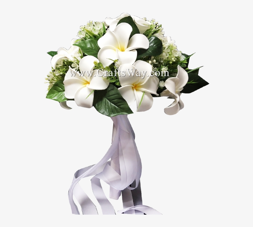 Wd-002 Plumeria Flower Bouquet - Bouquet, transparent png