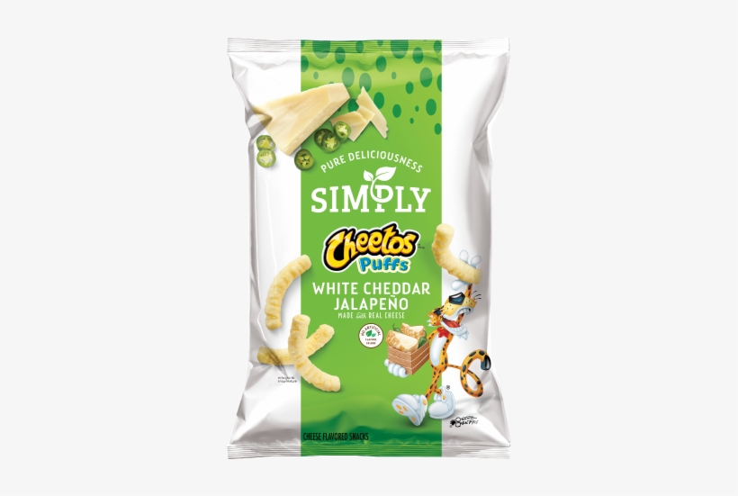 Simply Cheetos® Puffs White Cheddar Jalapeno Cheese White Cheddar