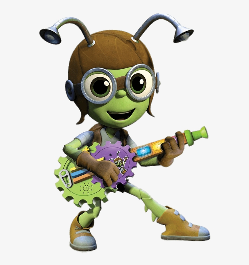 Beat Buts Crick On His Guitar Png - Beat Bugs: Come Together Activity Book, transparent png