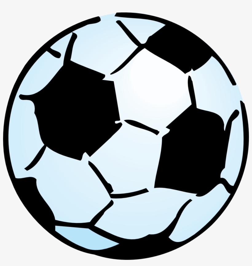 Soccer Ball Glossy Clip Art Download - Cartoon Soccer Ball Clip Art, transparent png
