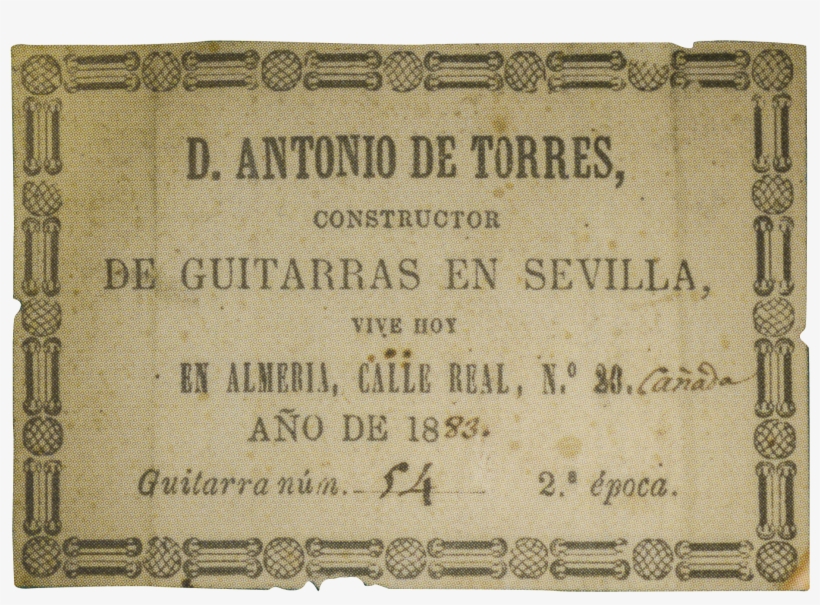 Antonio De Torres Guitars Classical Guitar Nylon Spanish - Guitar, transparent png