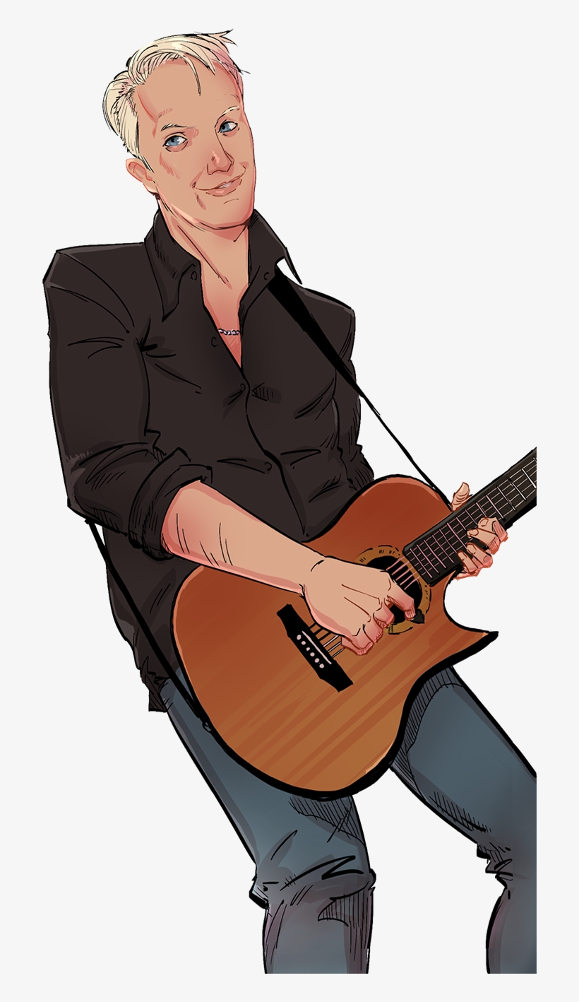 Steve Danielsen Playing Guitar - Guitar, transparent png
