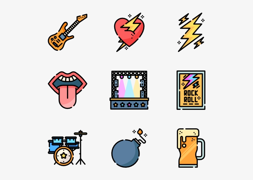 Rock And Roll - Rock Icon, transparent png
