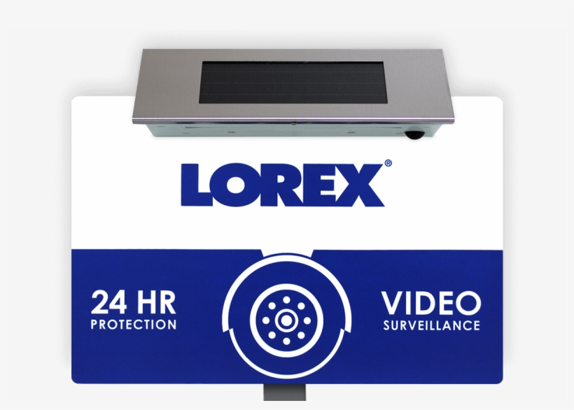 Outdoor Security Yard Sign With Built-in Bright Solar - Lorex Technology Inc, transparent png