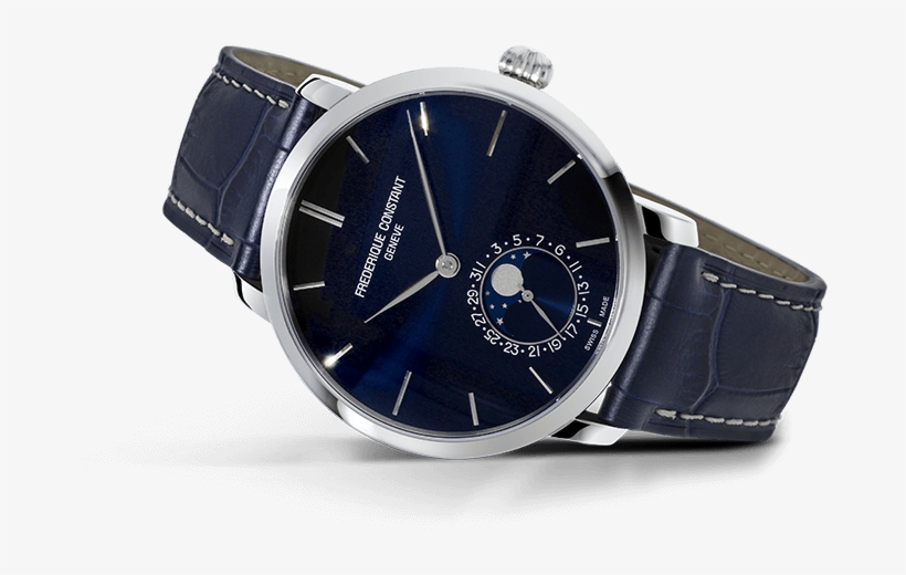Manufacture Slimline Moonphase - Frederique Constant Men's Classics Auto Moonphase, transparent png