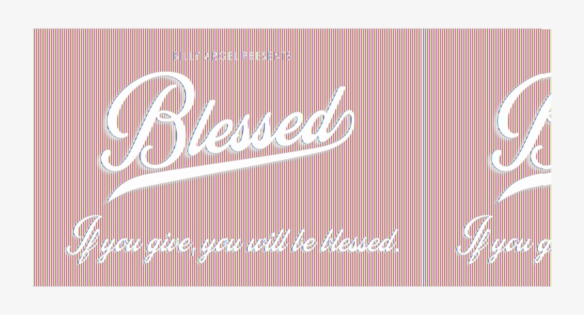 Free Blessed Font - Graphic Design, transparent png
