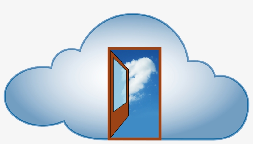 Cloud Computing Is Key To Business Success - Open Door In Cloud, transparent png