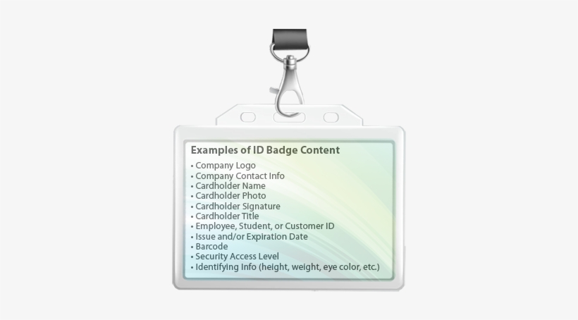 Examples Of Id Badge Content - Company Badge Id Ideas, transparent png