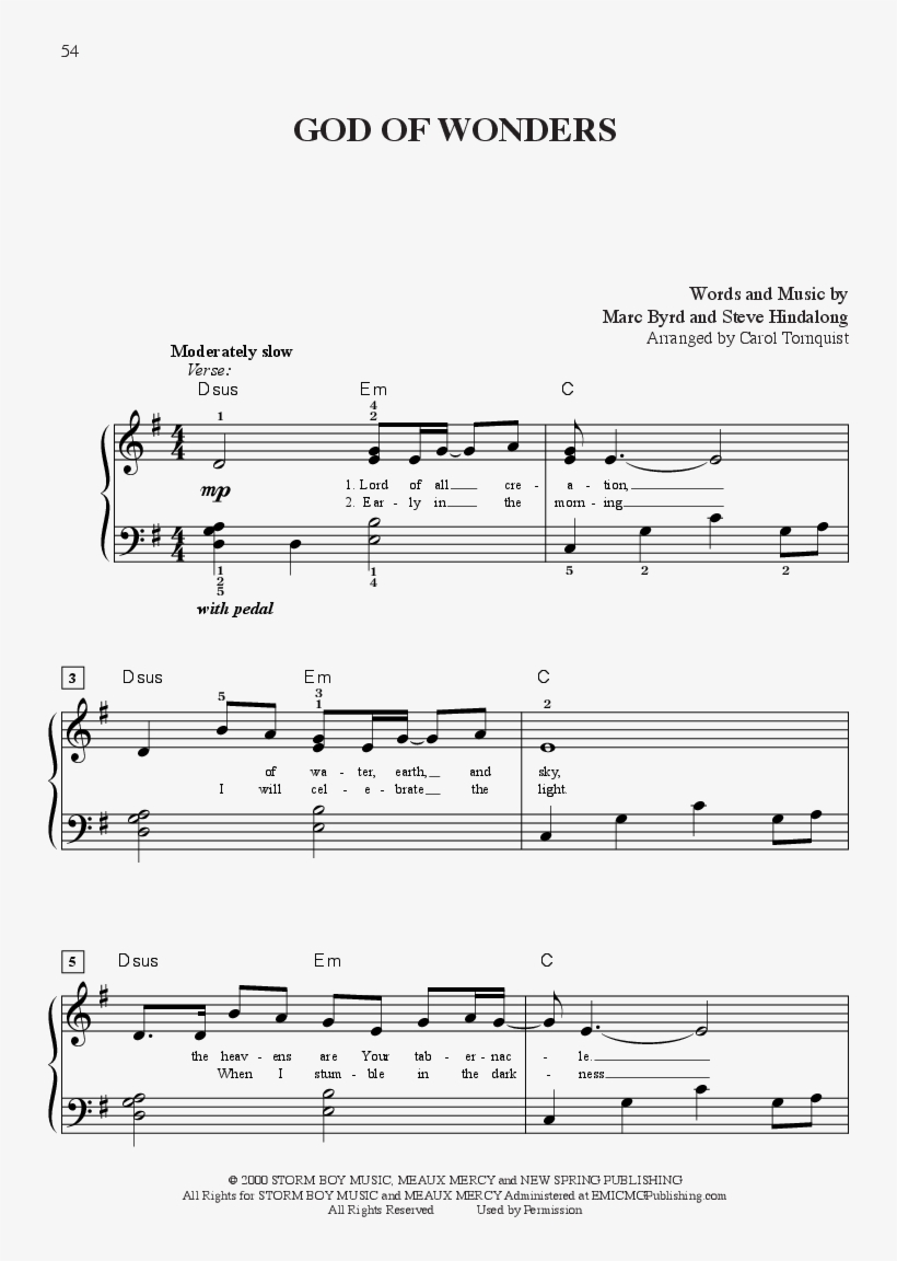 Top 50 Praise And Worship Thumbnail - David Hirschfelder Sheet Music, transparent png