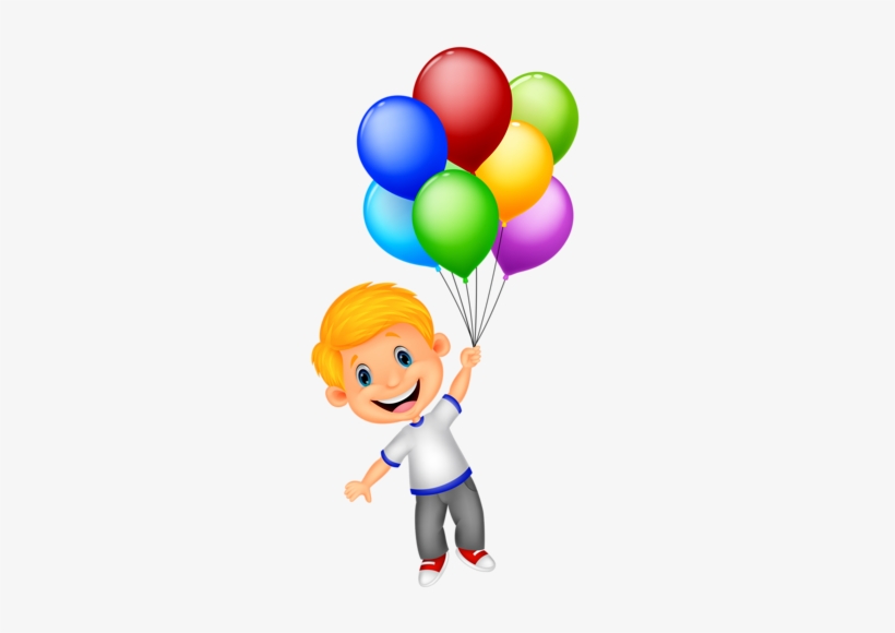 Escuela Dominical Para Niños, Dibujos Para Niños, Imagenes - Boy With Balloon Clipart, transparent png