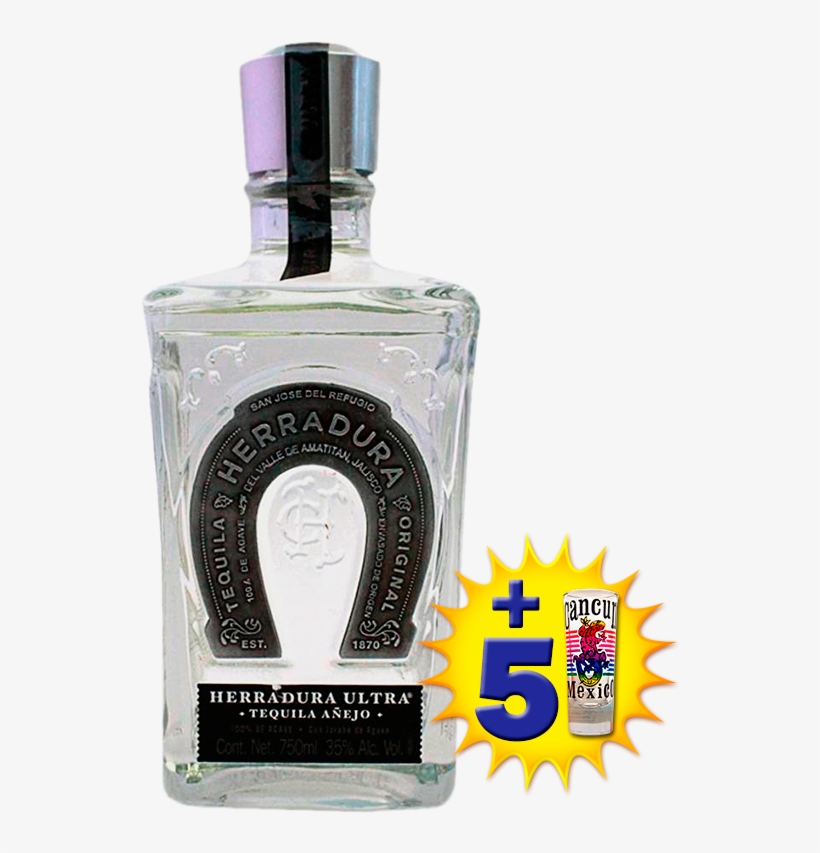 Tequila La Herradura Ultra 750 Ml, transparent png
