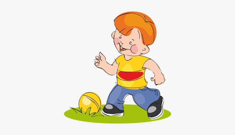 Little Footballer Kids Sticker - Niños Jugando Con Pelotas Png, transparent png