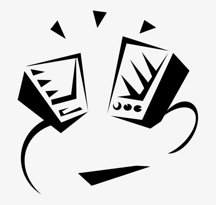 Vector Illustration Of Computer Audio Entertainment - Loudspeaker, transparent png