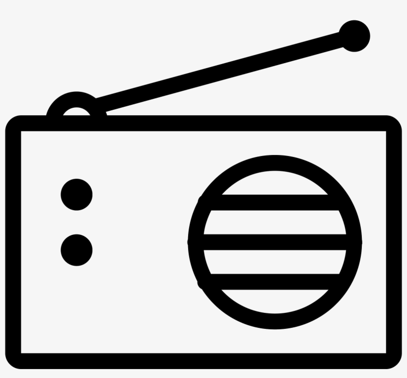 It's A Logo For A Radio - Radio Icon Vector Png, transparent png