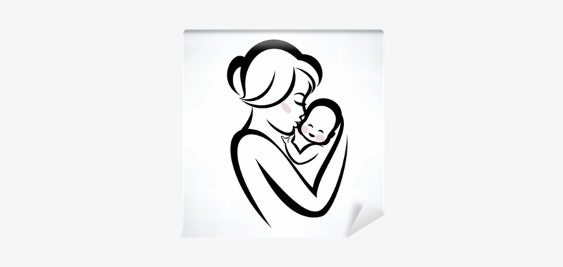 Mother And Baby Drawing, transparent png