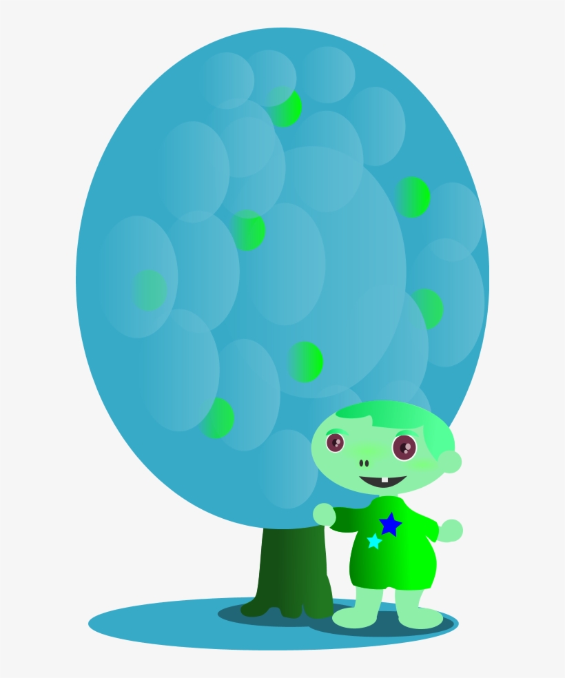 Red Fruit Tree With A Baby - Child, transparent png