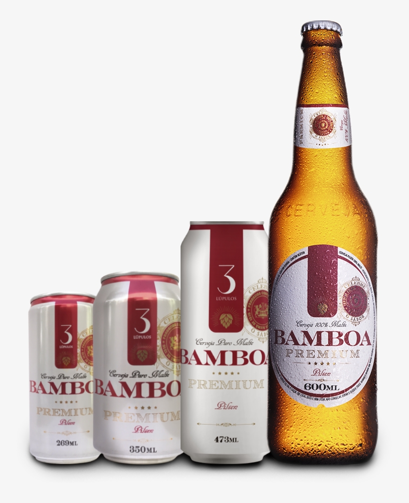 Perfeita Para Saborear Em Qualquer Lugar E A Qualquer - Cerveja Bamboa Puro Malte, transparent png