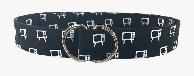 Black And White Retro Tv Belt By Oliver Green - Wristlet, transparent png