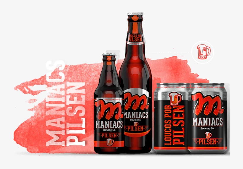 Cerveja Maniacs Pilsen - Maniacs Pilsen Lata, transparent png