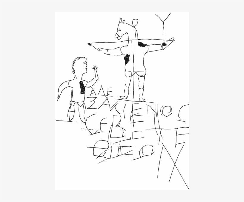 Anti-christian Graffiti - Alexamenos Worships His God, transparent png