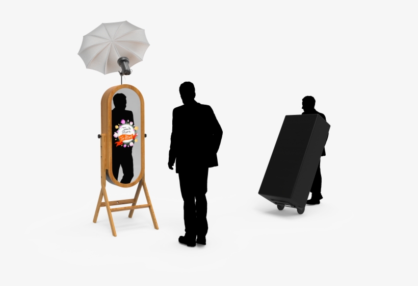 Beauty Mirror Booth - Mirror, transparent png